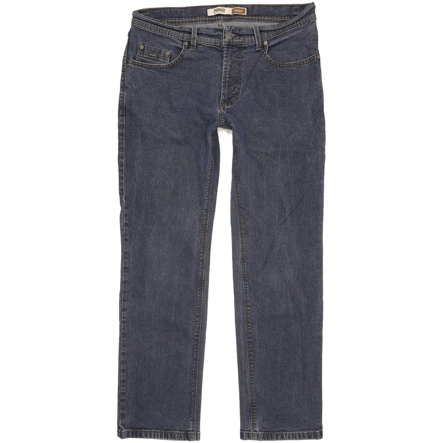 Pioneer Rando Men Blue Straight Regular Stretch Jeans W34 L30