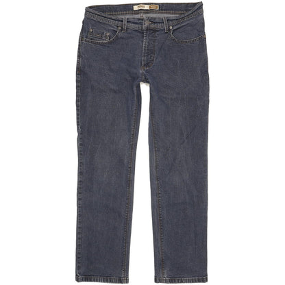 Pioneer Rando Men Blue Straight Regular Stretch Jeans W34 L30