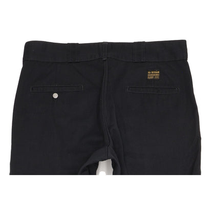 G-Star Shortcut Deckpant Men Black Straight Regular Jeans W33 L31