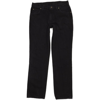 Wrangler Men Black Straight Regular Jeans W34 L34