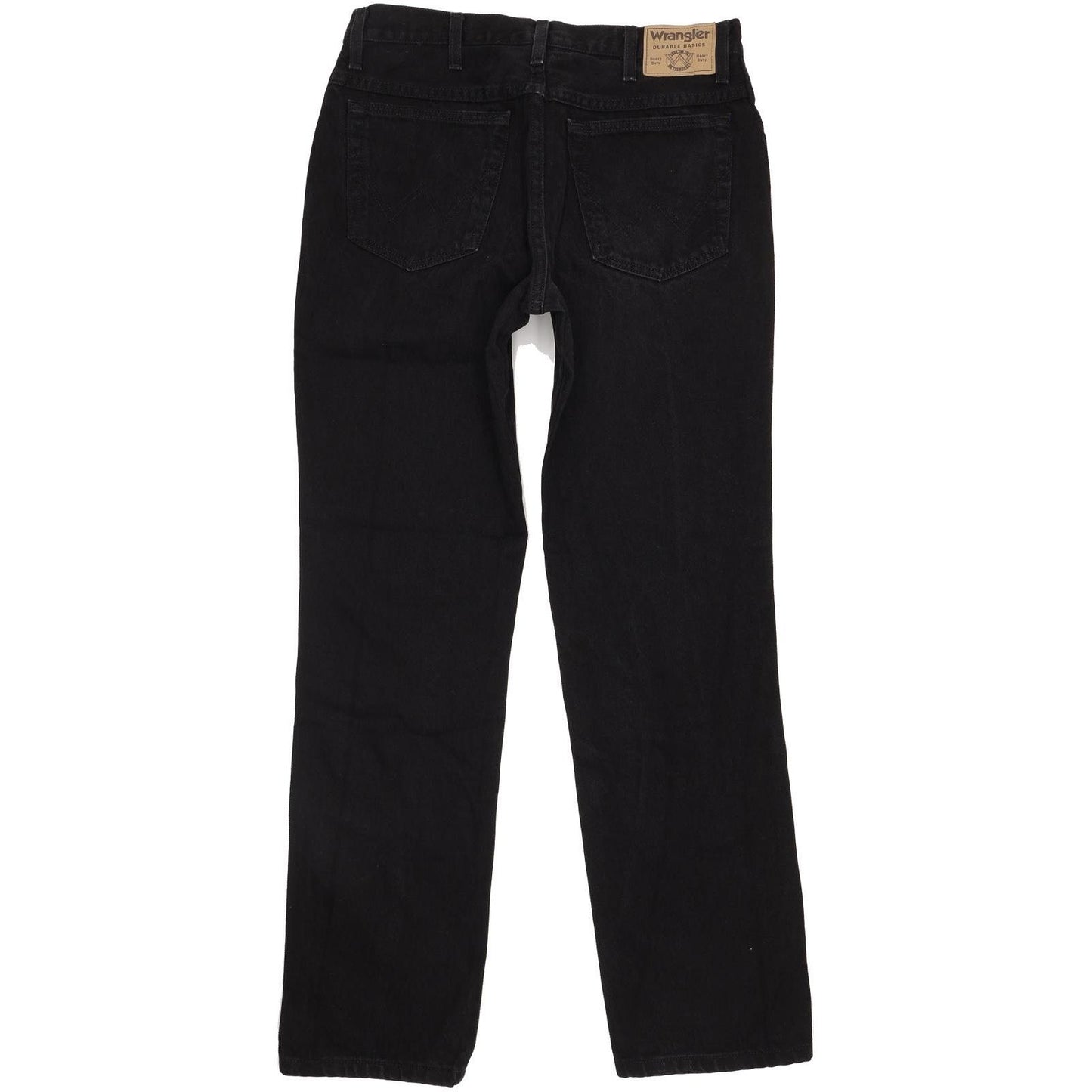 Wrangler Men Black Straight Regular Jeans W34 L34
