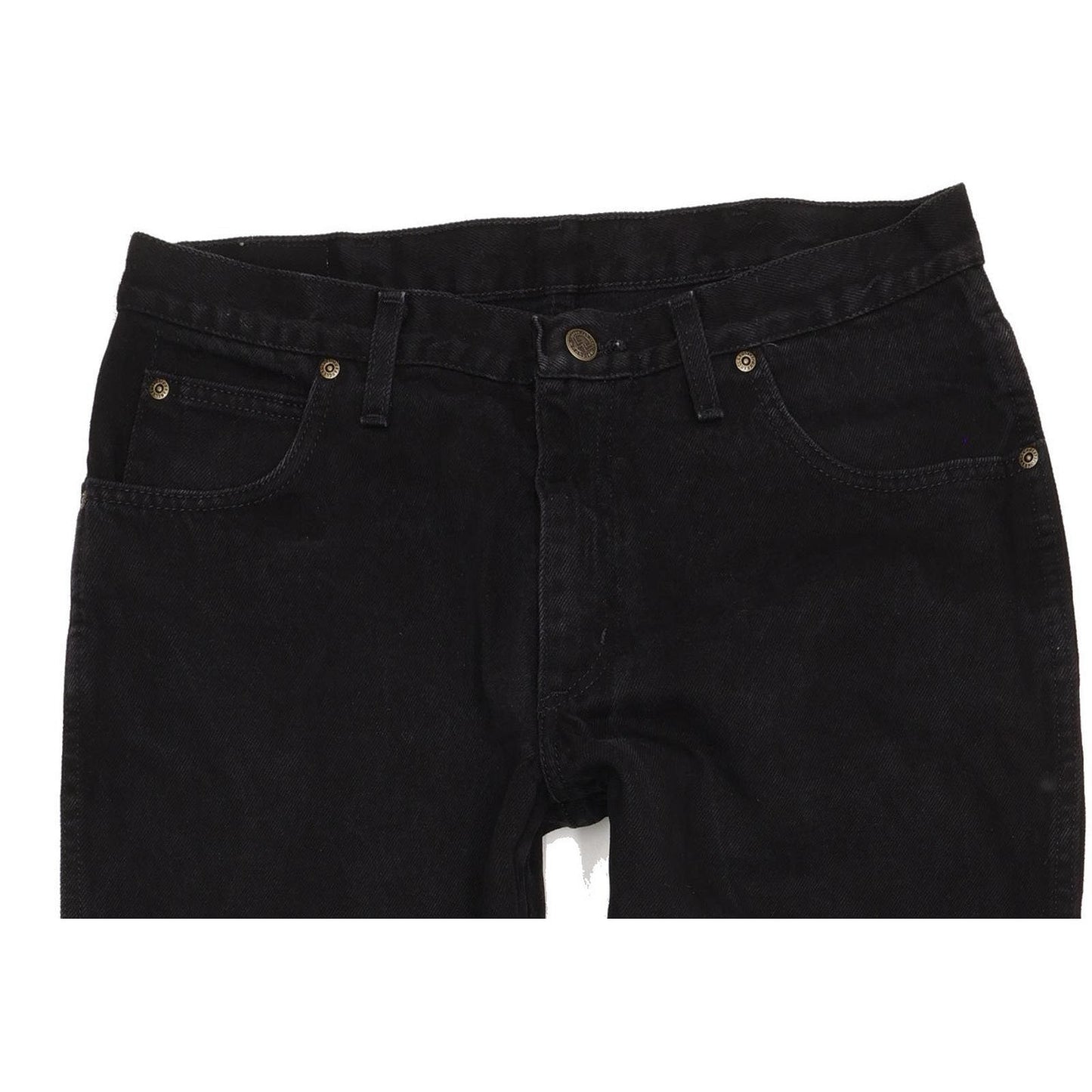 Wrangler Men Black Straight Regular Jeans W34 L34