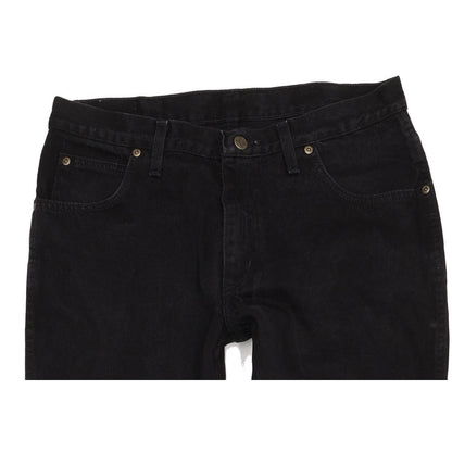 Wrangler Men Black Straight Regular Jeans W34 L34