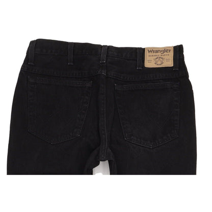 Wrangler Men Black Straight Regular Jeans W34 L34