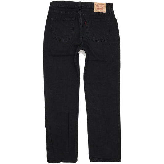Levi's 751 Men Black Straight Regular Jeans W34 L32