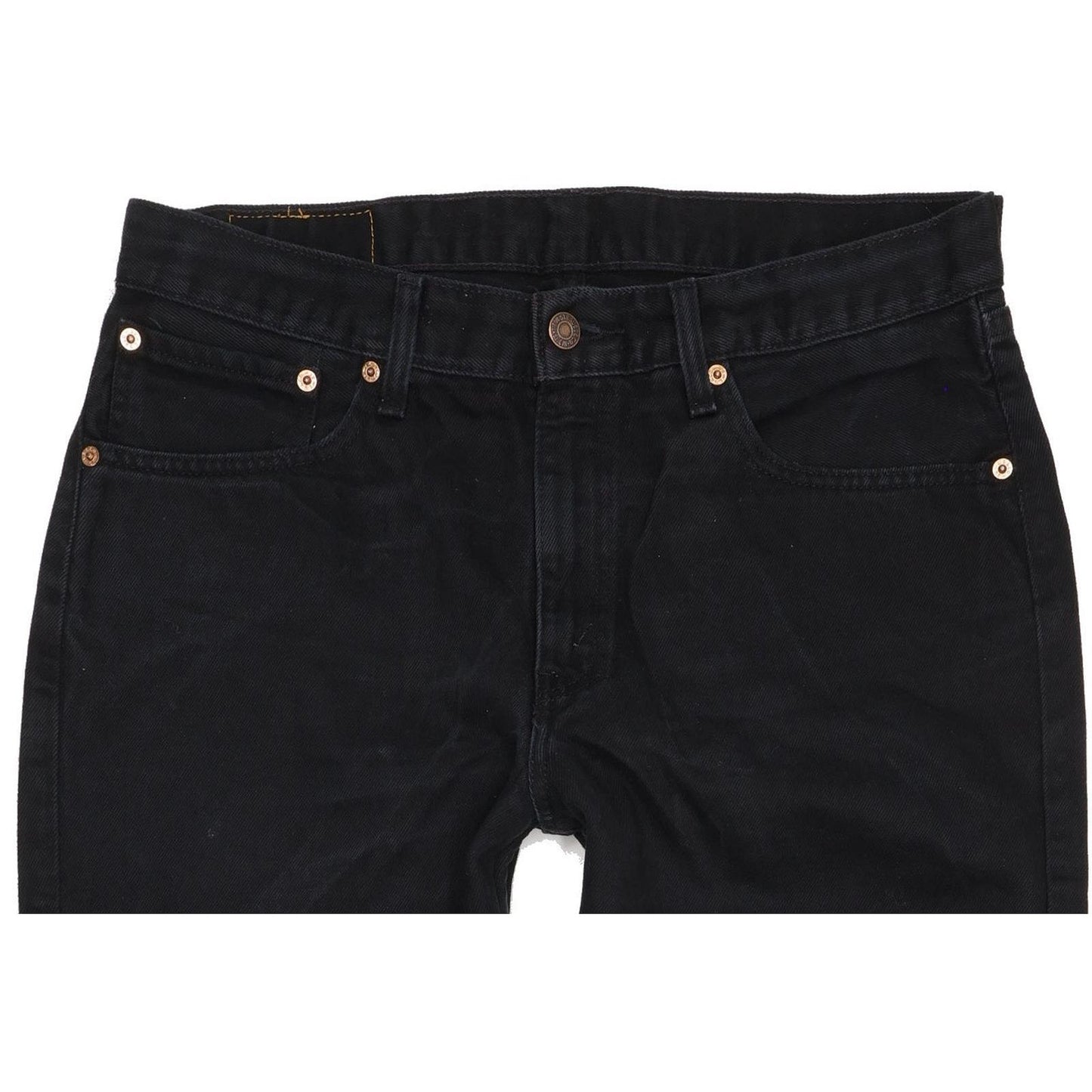 Levi's 751 Men Black Straight Regular Jeans W34 L32