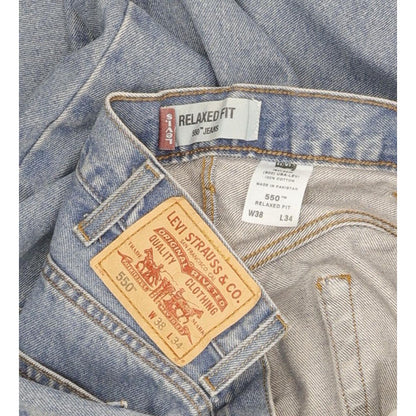 Levi's 550 Men Blue Straight Relaxed Jeans W38 L33