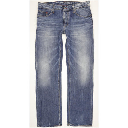 Mustang Michigan Men Blue Straight Regular Jeans W34 L33