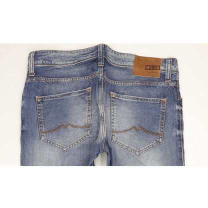 Mustang Michigan Men Blue Straight Regular Jeans W34 L33