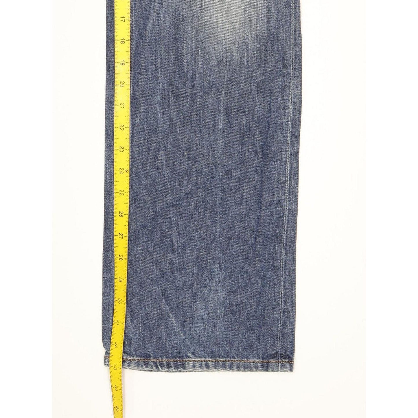 Mustang Michigan Men Blue Straight Regular Jeans W34 L33