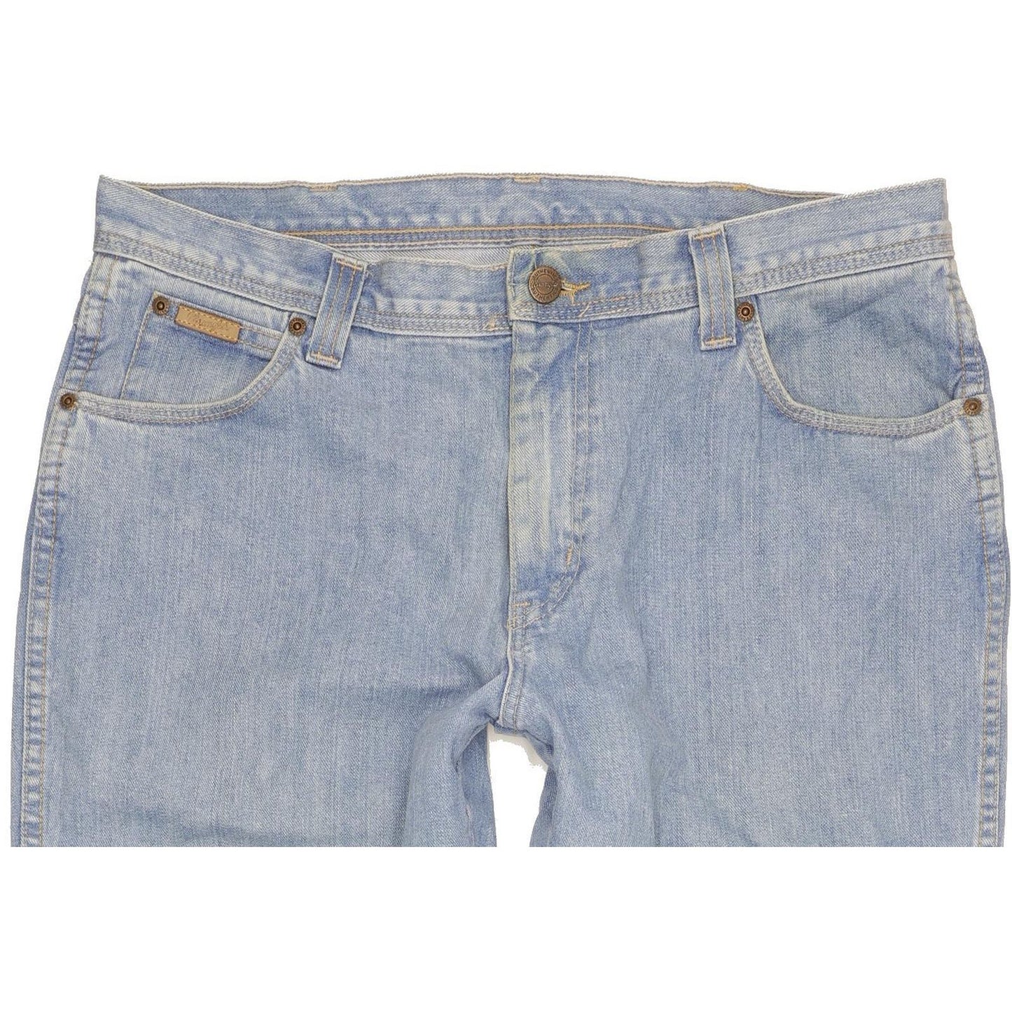 Wrangler Texas Men Blue Straight Regular Jeans W36 L30