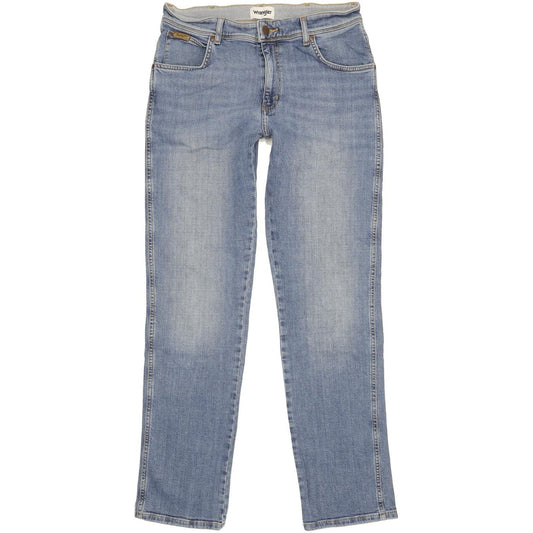 Wrangler Texas Men Blue Straight Regular Stretch Jeans W33 L33