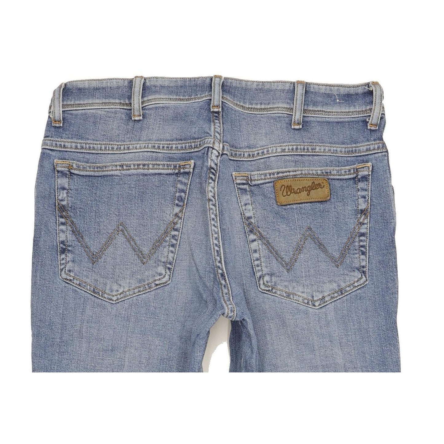 Wrangler Texas Men Blue Straight Regular Stretch Jeans W33 L33