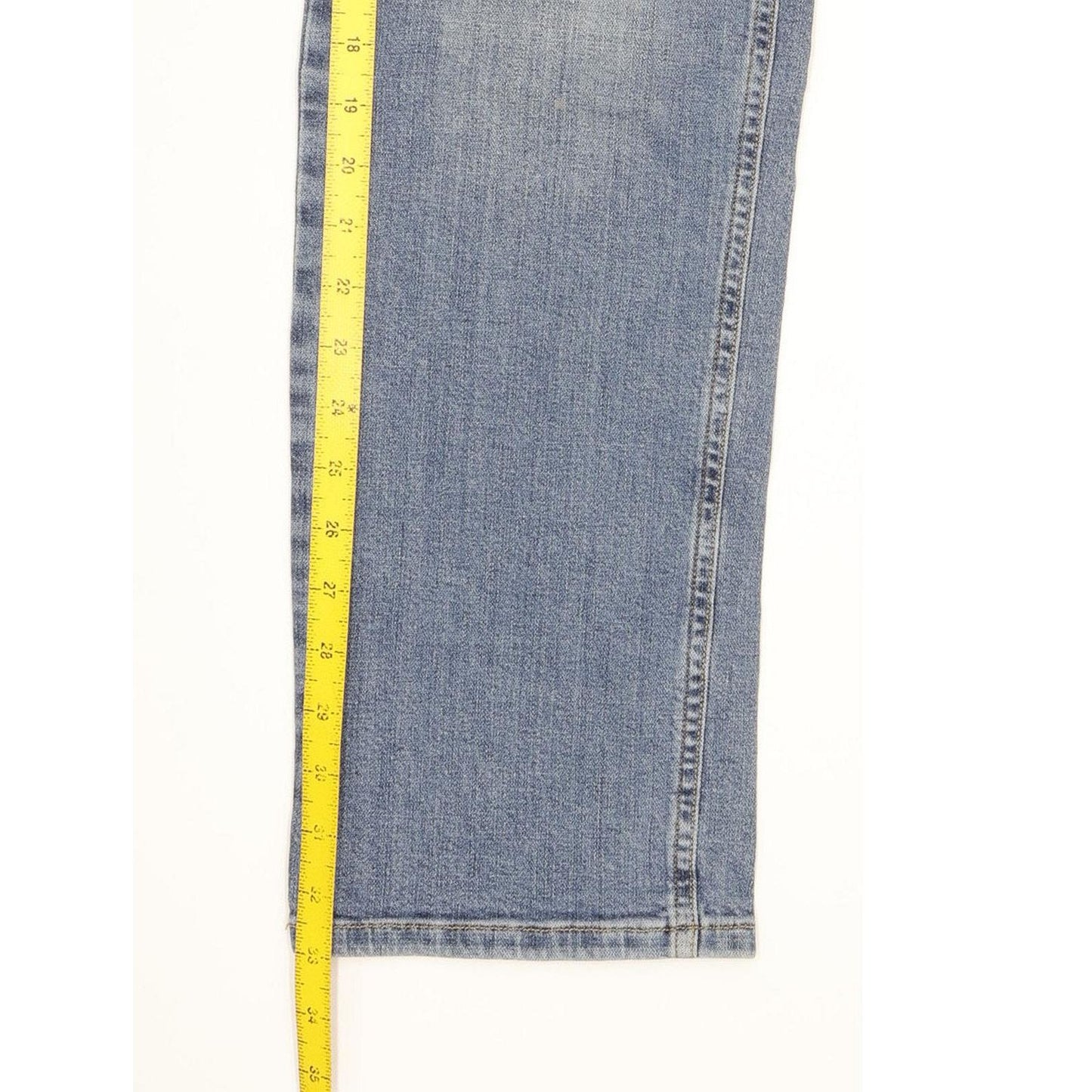 Wrangler Texas Men Blue Straight Regular Stretch Jeans W33 L33