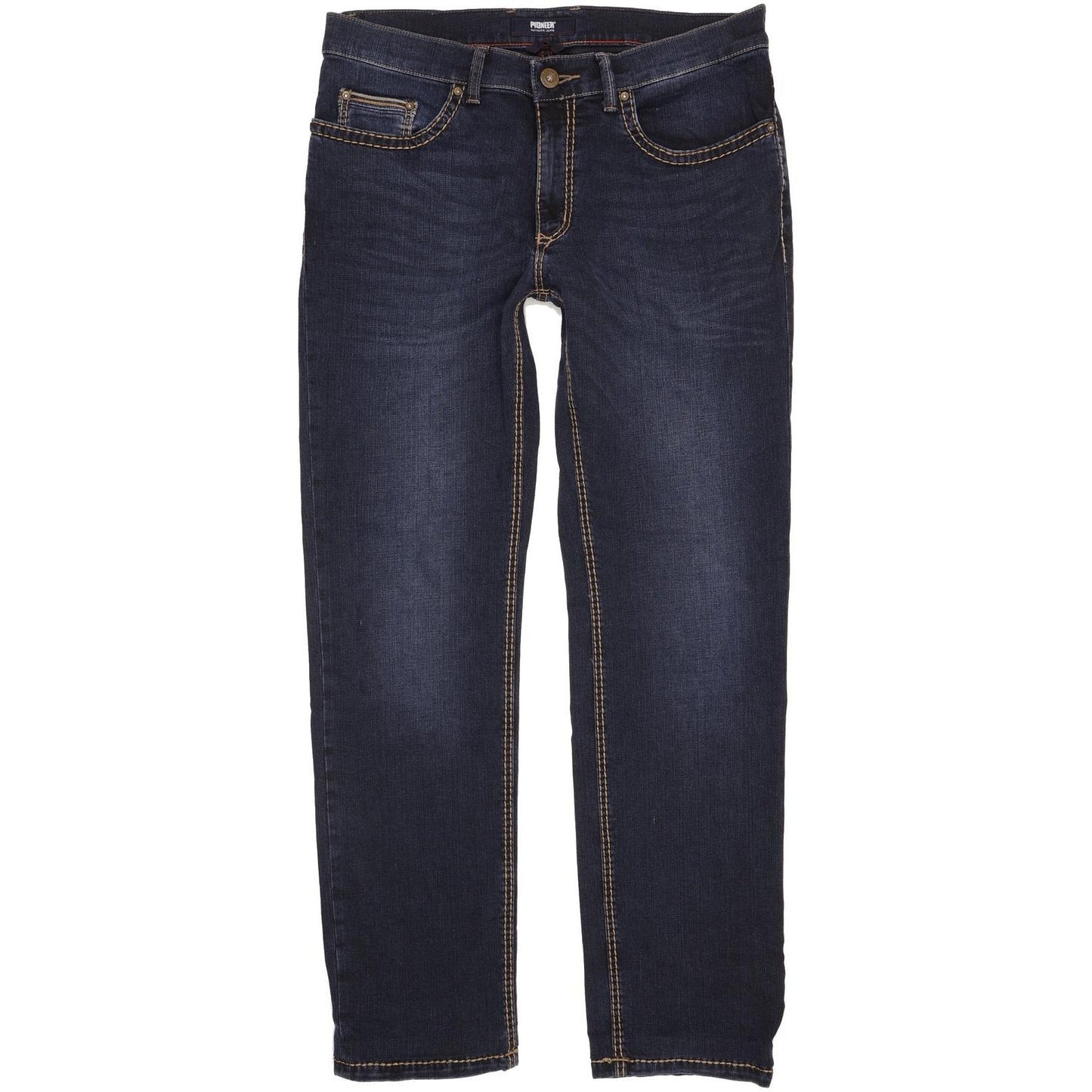 Pioneer Rando Men Blue Straight Regular Stretch Jeans W36 L33