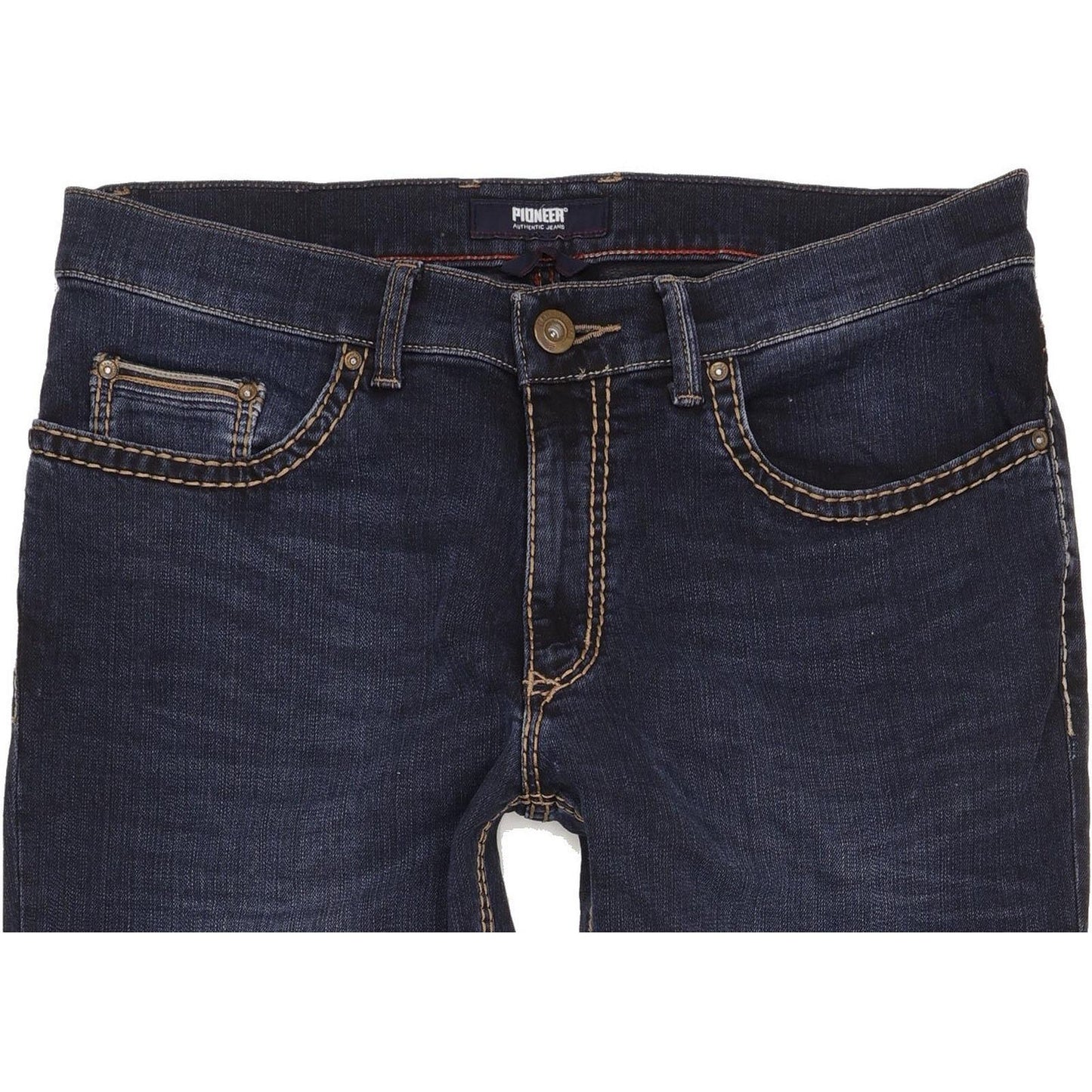 Pioneer Rando Men Blue Straight Regular Stretch Jeans W36 L33