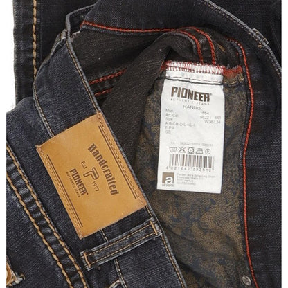 Pioneer Rando Men Blue Straight Regular Stretch Jeans W36 L33