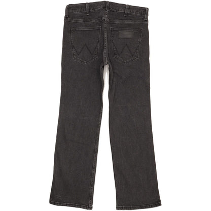 Wrangler Men Black Straight Regular Stretch Jeans W32 L29