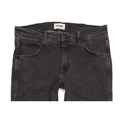 Wrangler Men Black Straight Regular Stretch Jeans W32 L29