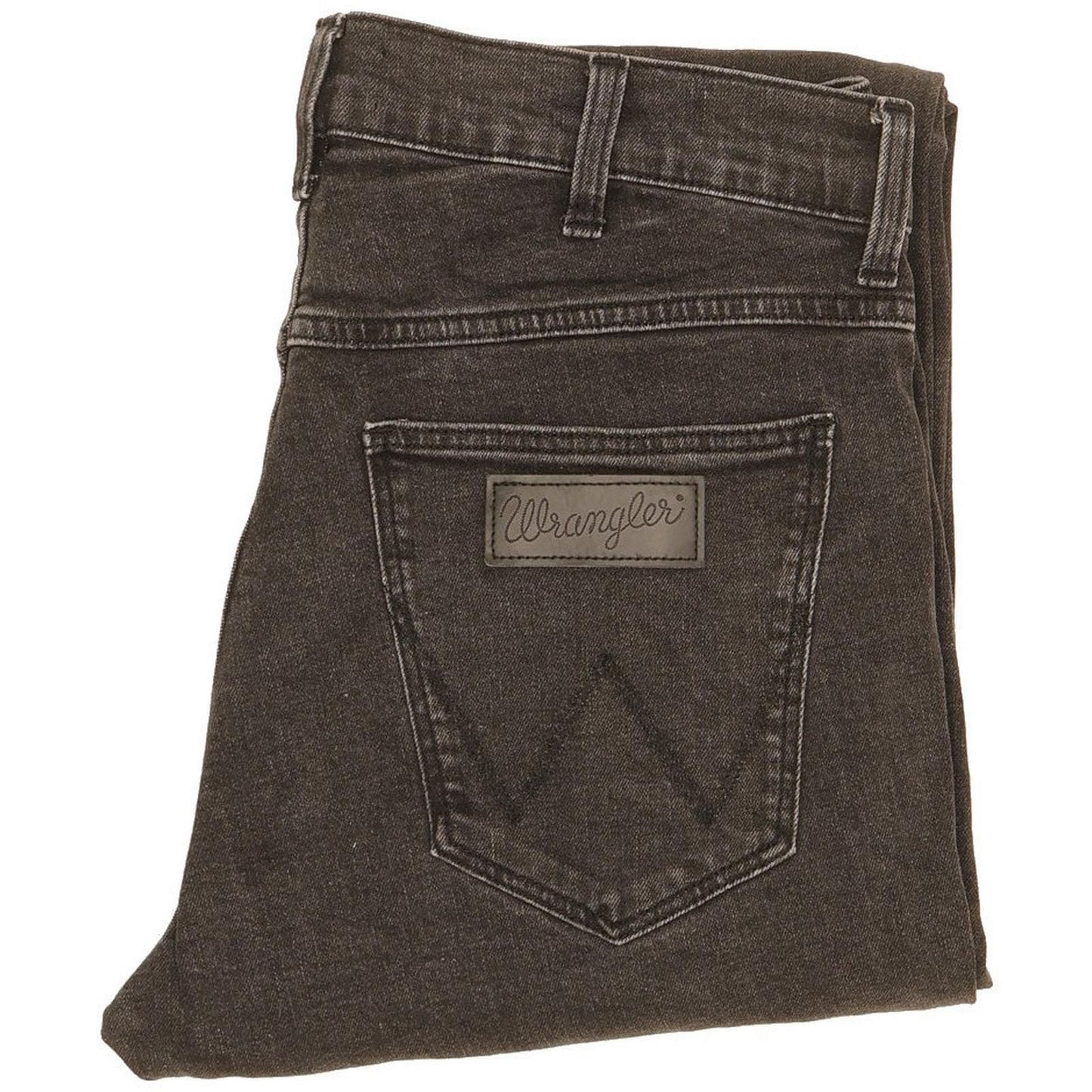 Wrangler Men Black Straight Regular Stretch Jeans W32 L29