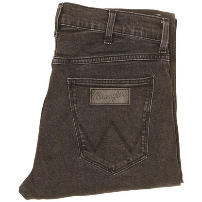 Wrangler Men Black Straight Regular Stretch Jeans W32 L29