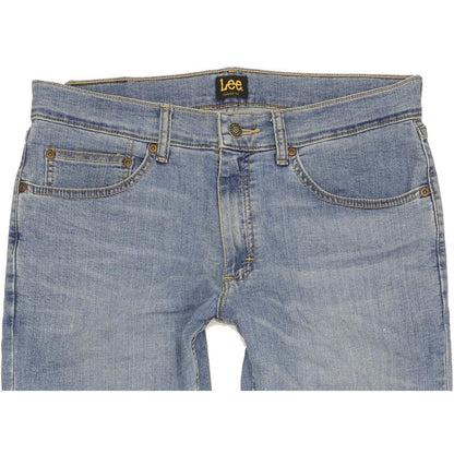 Lee Men Blue Straight Regular Stretch Jeans W32 L29