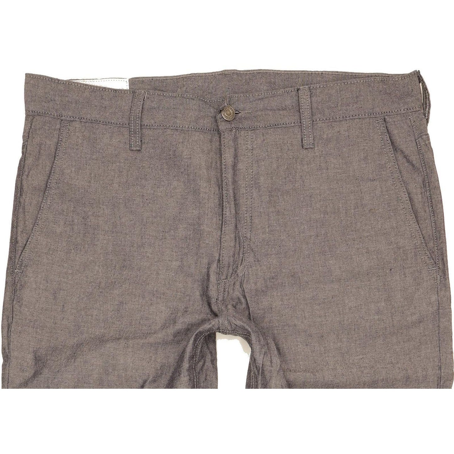 Levi's Men Grey Straight Slim Stretch Jeans W34 L32