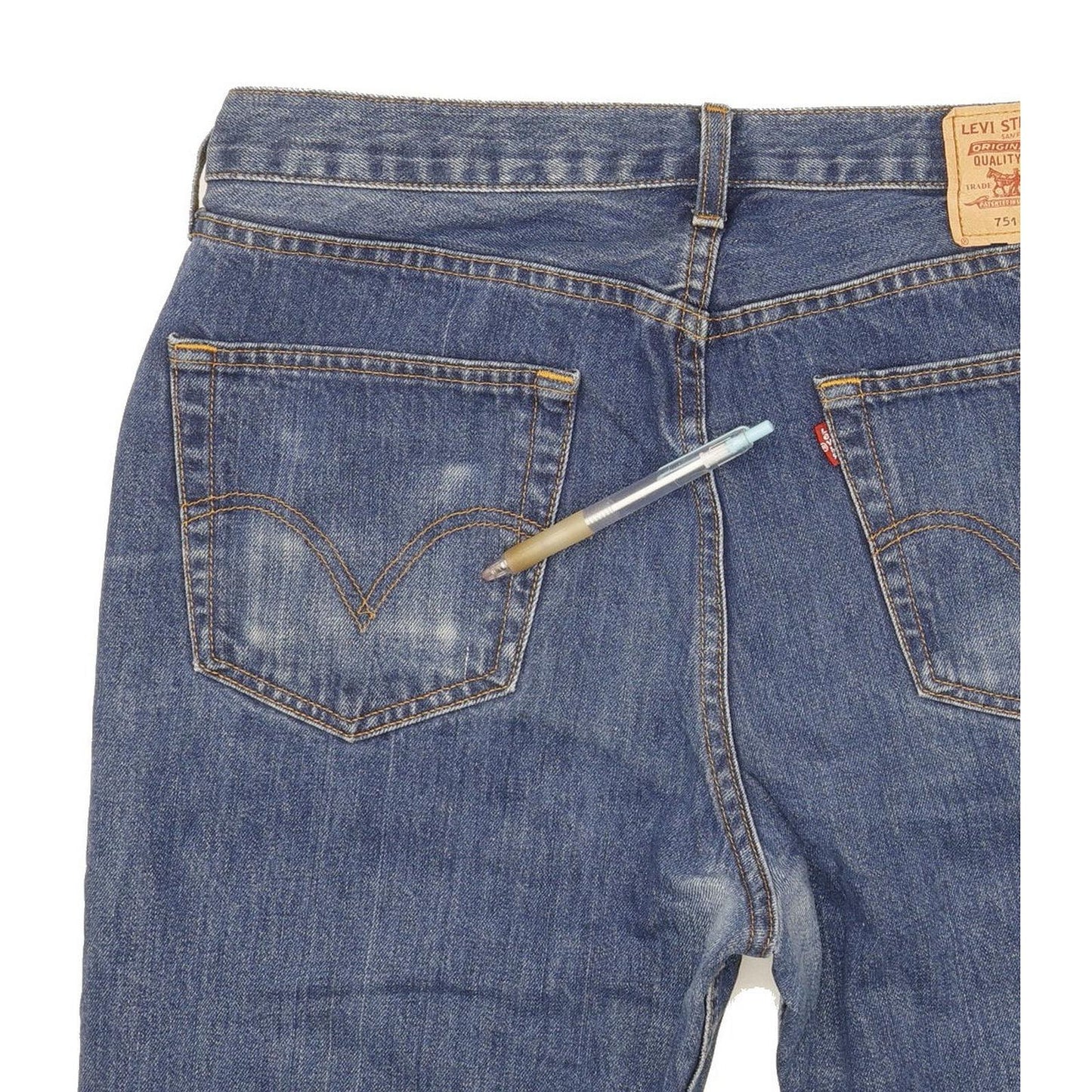Levi's 751 Men Blue Straight Regular Jeans W36 L30
