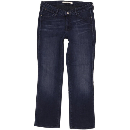 Wrangler Sara Women Navy Straight Slim Jeans W32 L30