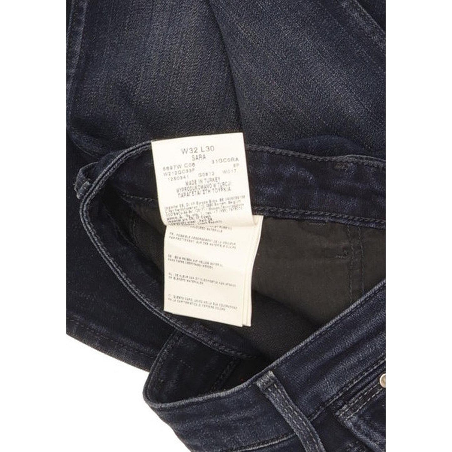 Wrangler Sara Women Navy Straight Slim Jeans W32 L30