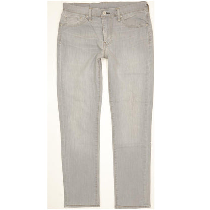 Levi's 511 Men Grey Straight Slim Stretch Jeans W33 L31
