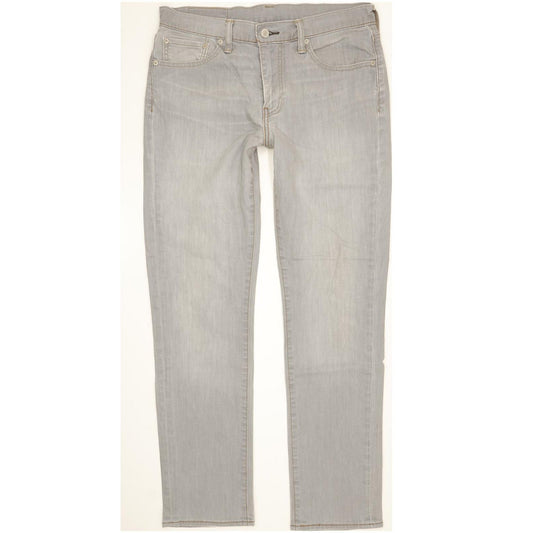 Levi's 511 Men Grey Straight Slim Stretch Jeans W33 L31