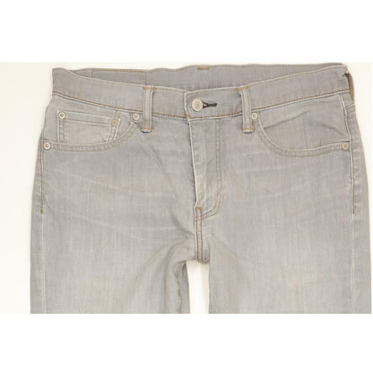 Levi's 511 Men Grey Straight Slim Stretch Jeans W33 L31