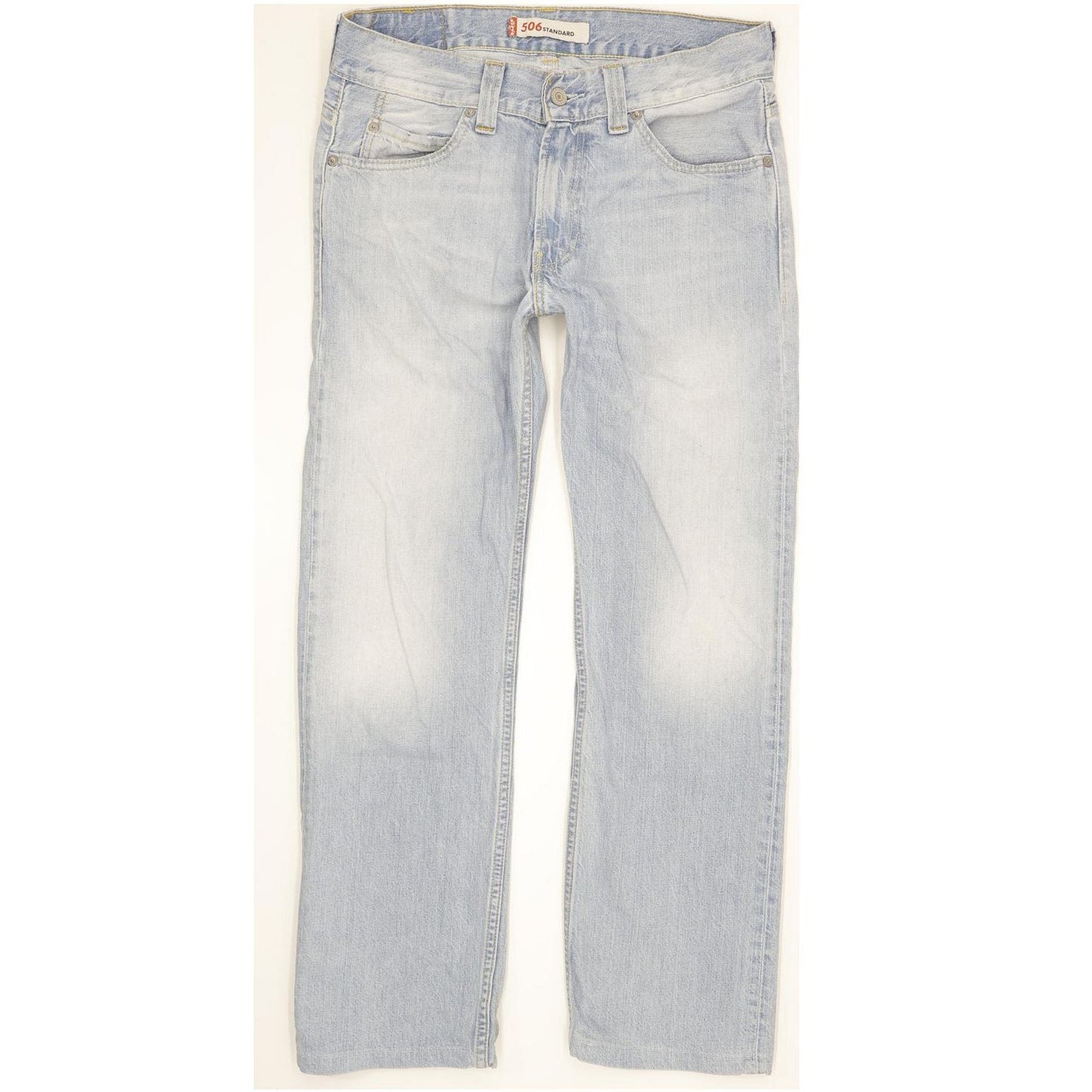 Levi's 506 Men Blue Straight Regular Stretch Jeans W32 L29
