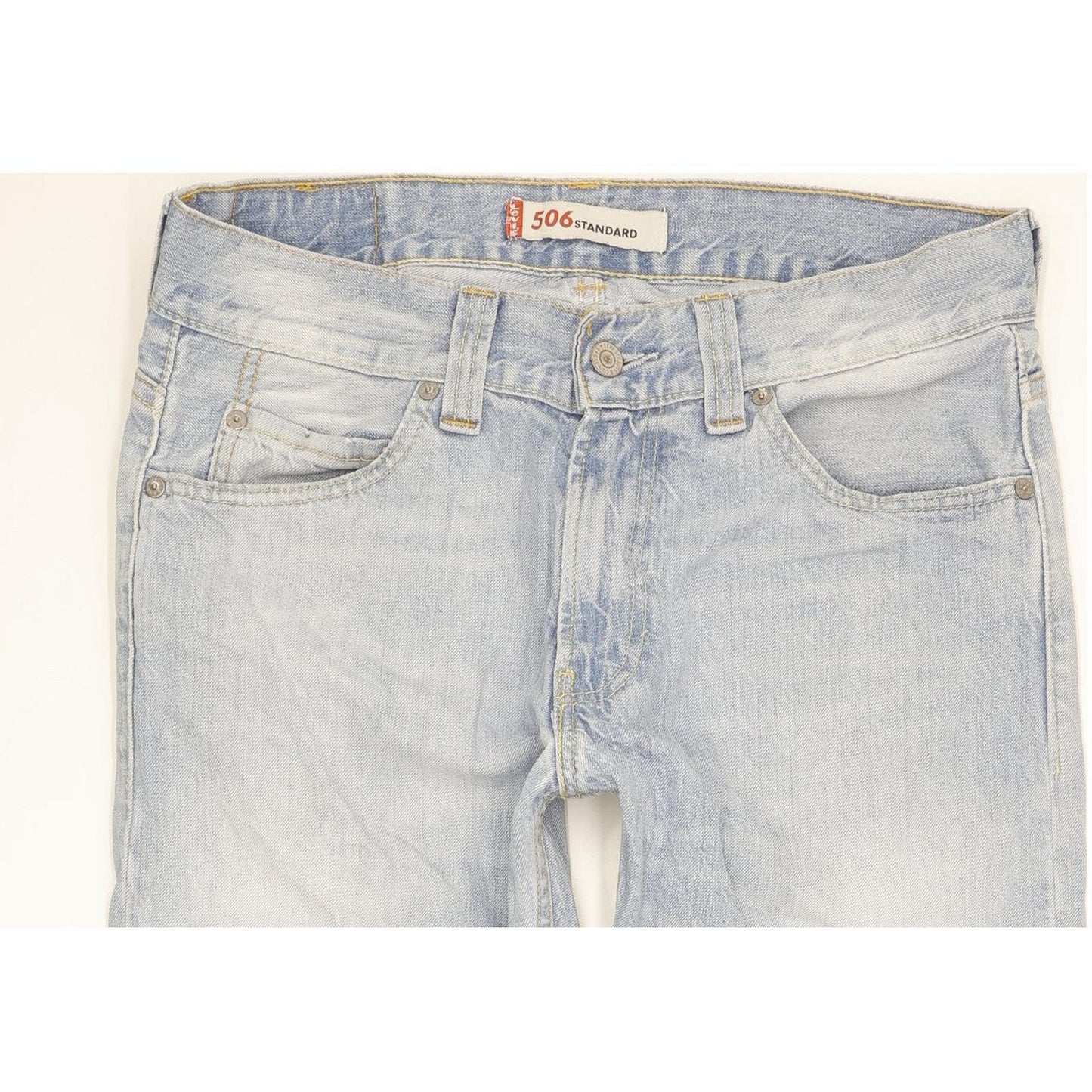 Levi's 506 Men Blue Straight Regular Stretch Jeans W32 L29