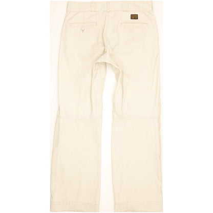 G-Star Deckpant Men Beige Straight Regular Trousers W32 L33