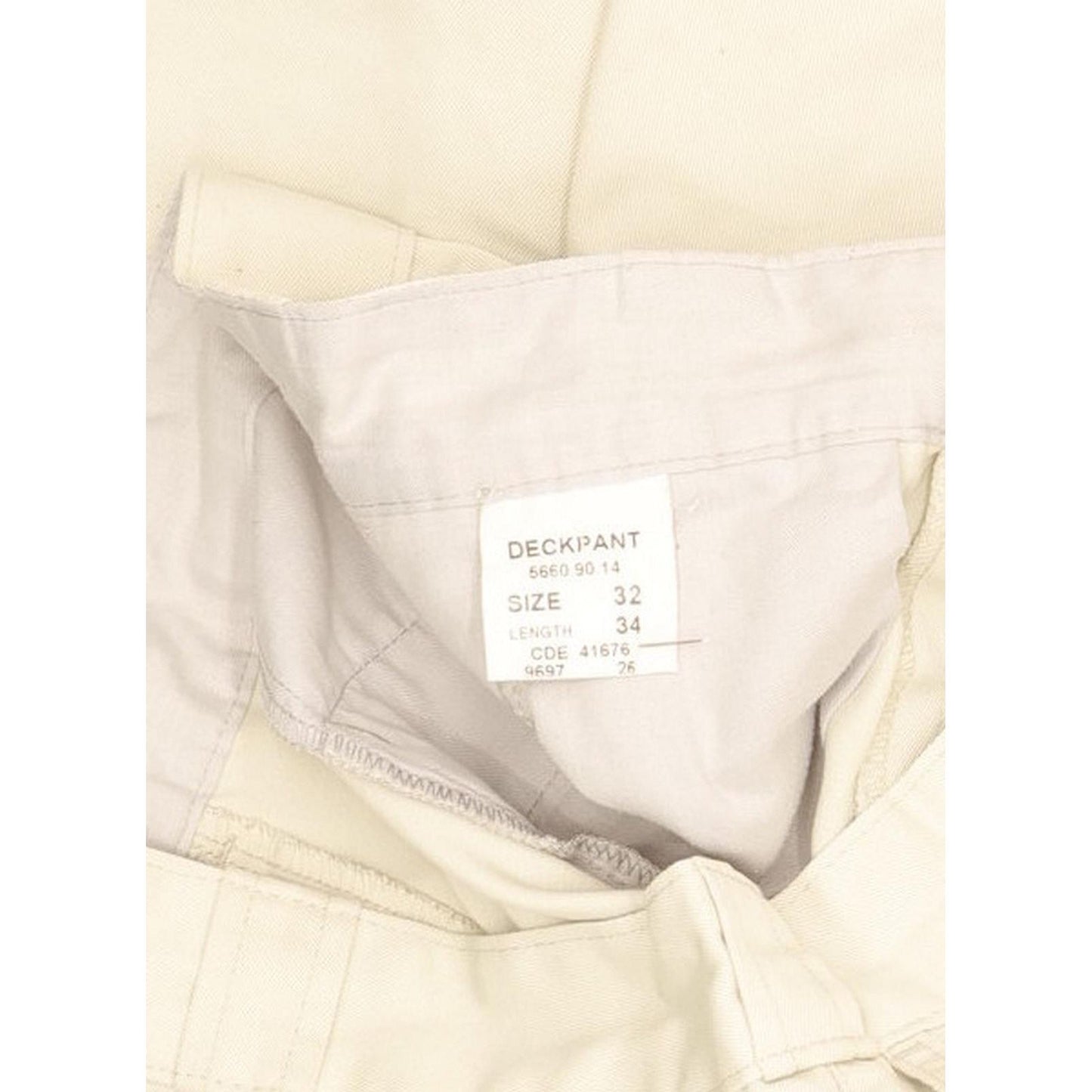G-Star Deckpant Men Beige Straight Regular Trousers W32 L33