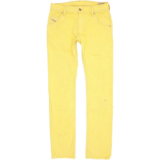 Diesel Krooley Kids Yellow Tapered Slim Stretch Jeans High Waisted W30 L33