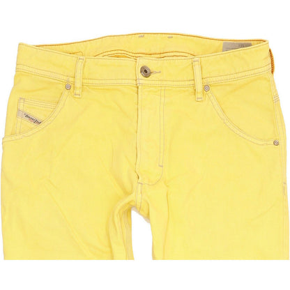 Diesel Krooley Kids Yellow Tapered Slim Stretch Jeans High Waisted W30 L33