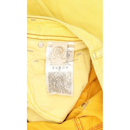 Diesel Krooley Kids Yellow Tapered Slim Stretch Jeans High Waisted W30 L33