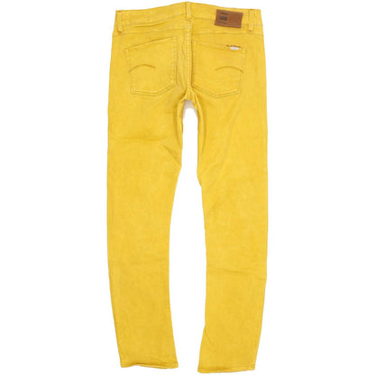 G-Star 3301 Women Yellow Skinny Slim Stretch Jeans W28 L29