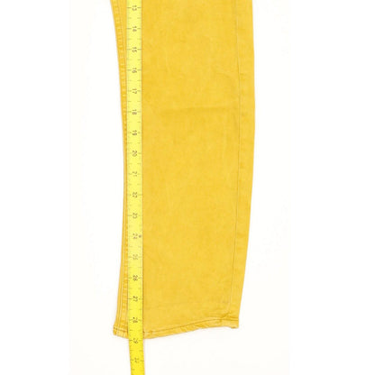 G-Star 3301 Women Yellow Skinny Slim Stretch Jeans W28 L29