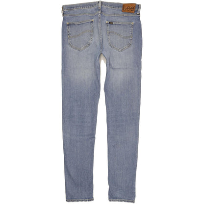 Lee Arvin Men Blue Skinny Slim Stretch Jeans W34 L35