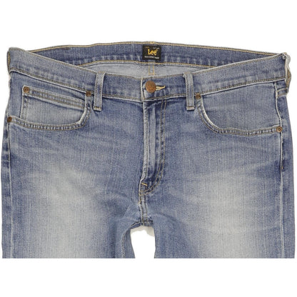 Lee Arvin Men Blue Skinny Slim Stretch Jeans W34 L35