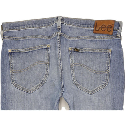 Lee Arvin Men Blue Skinny Slim Stretch Jeans W34 L35