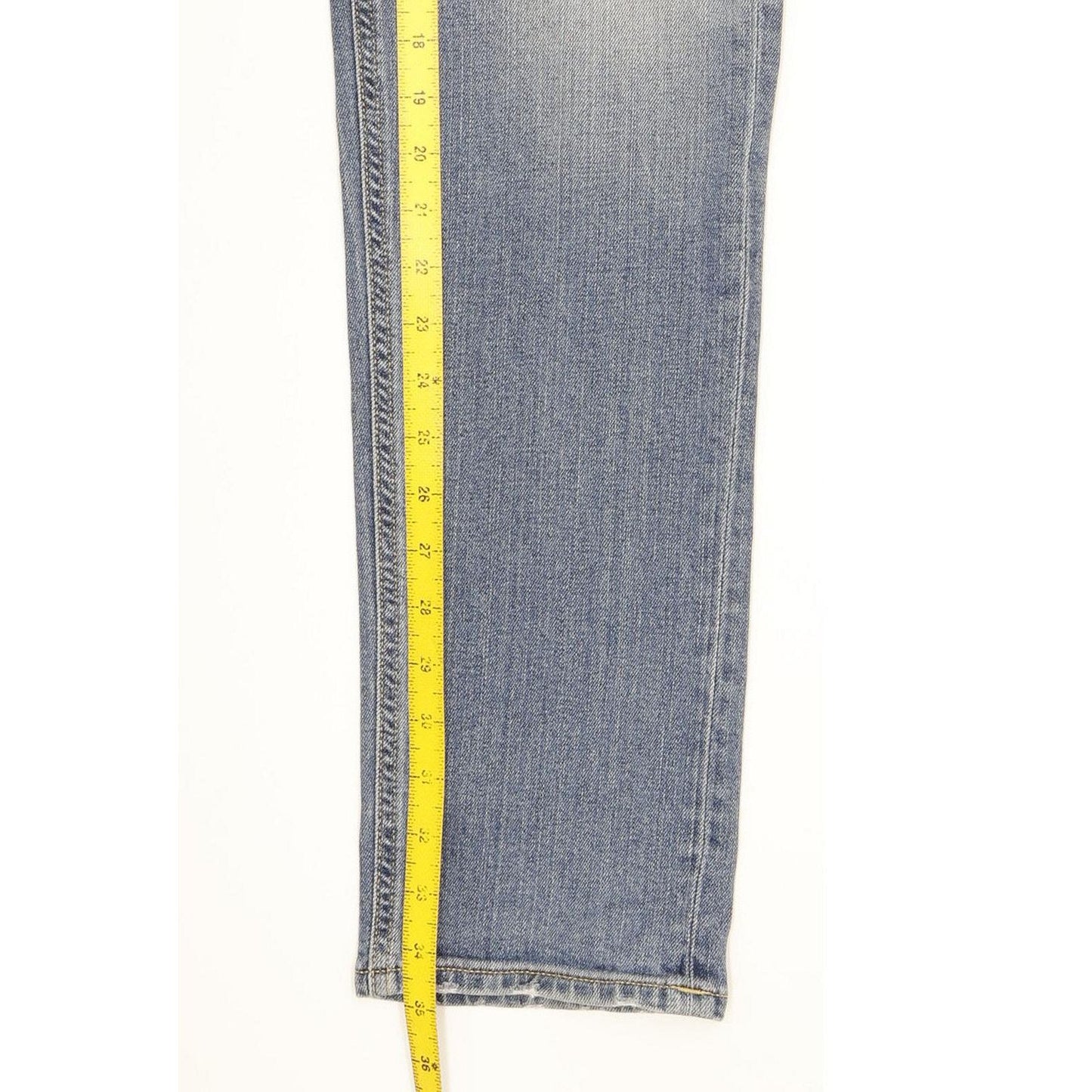 Lee Arvin Men Blue Skinny Slim Stretch Jeans W34 L35