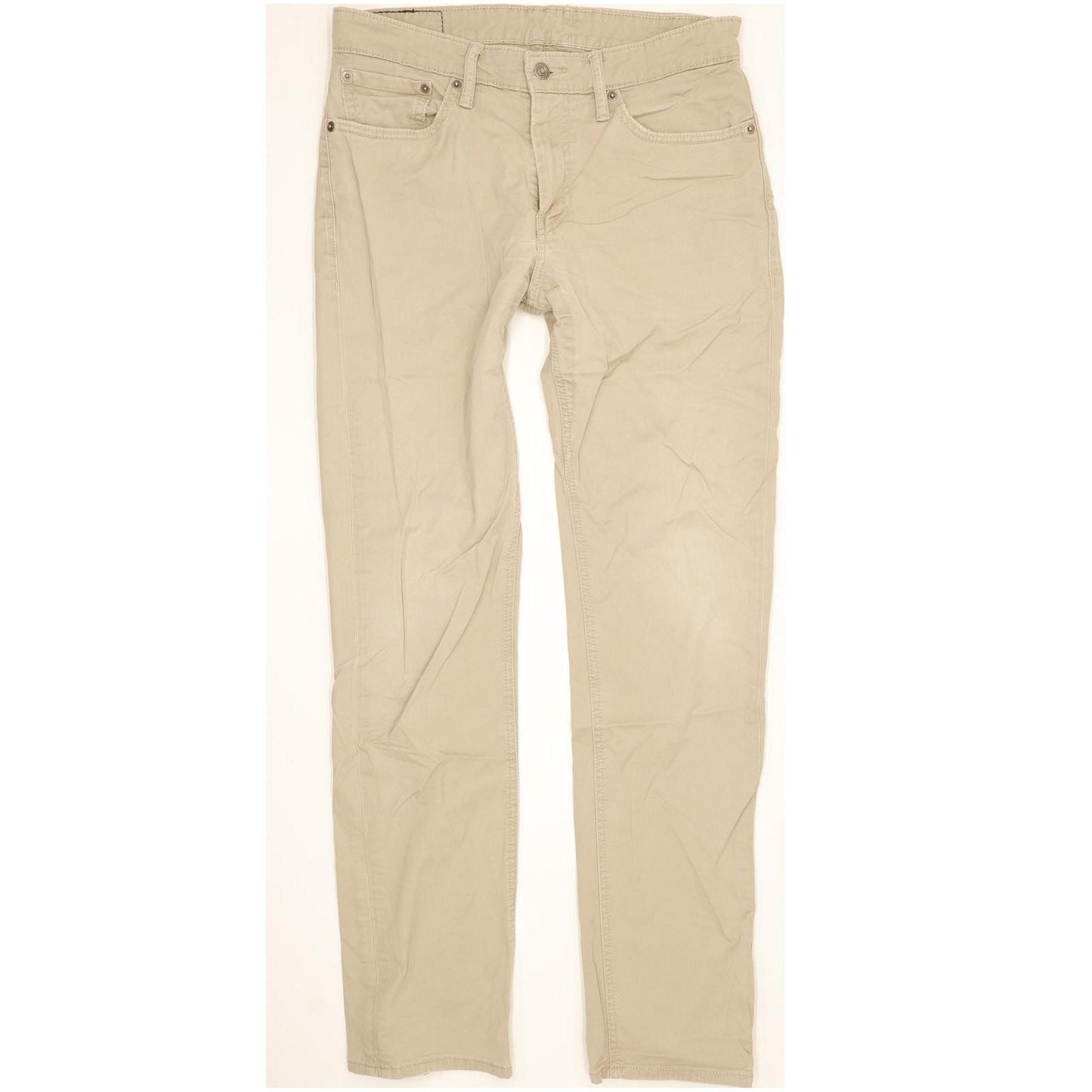Levi's 511 Men Beige Straight Slim Stretch Jeans W32 L31