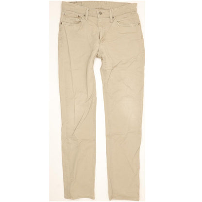 Levi's 511 Men Beige Straight Slim Stretch Jeans W32 L31