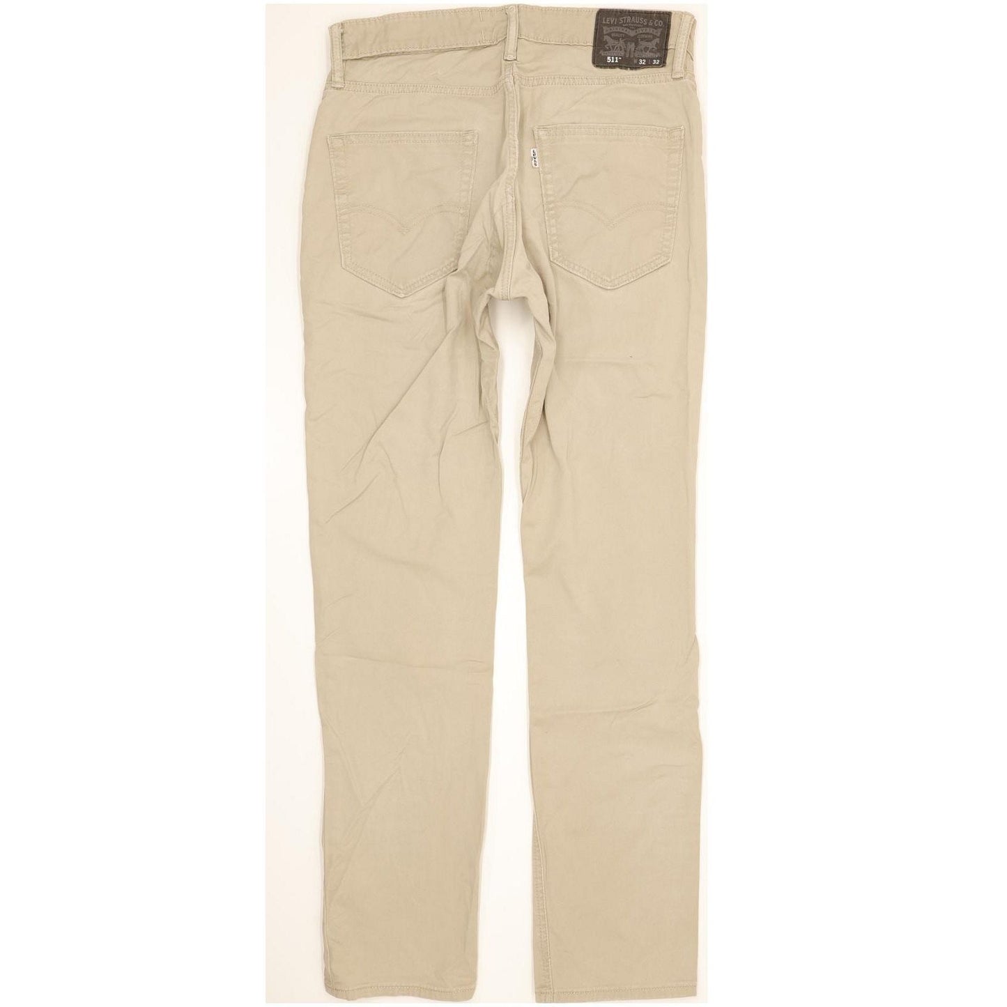 Levi's 511 Men Beige Straight Slim Stretch Jeans W32 L31