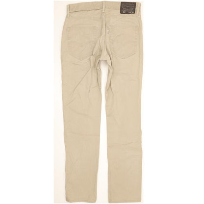 Levi's 511 Men Beige Straight Slim Stretch Jeans W32 L31